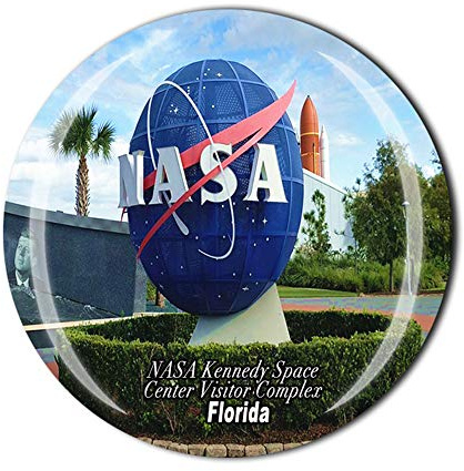 NASA Kennedy Space Center Besucherkomplex Merritt Island Florida USA Kühlschrankmagnet Souvenir Geschenk