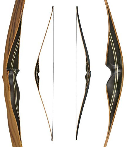 Jackalope by BODNIK Bows Hybridbogen Smoked Amber 60 Zoll 25-55 lbs Rechtshand (Schwarz, 55 lbs)