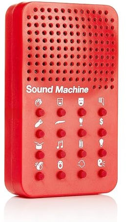 Cuifati Lustige Sound-Maker-Maschine mit 16 Soundeffekten, Tragbare Elektronische Neuheit, Lustiges Geräusch-Maker-Spielzeug mit Lachen, Applaus, Hupen, Kompaktes Design für Lustig