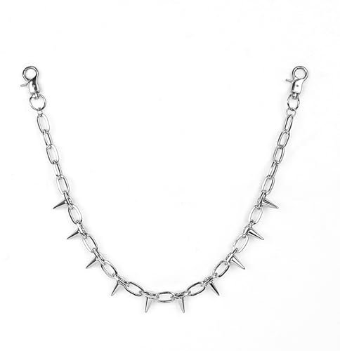 WLLHYF Taillenkette, Hosentasche Silberner Vintage-Gürtel Geschichteter Tanz-Körperkette Schmuck Niedliche Mode Punk-Taillen-Schlüsselanhänger Taillen-Körper-Accessoires für Frauen und Mädchen