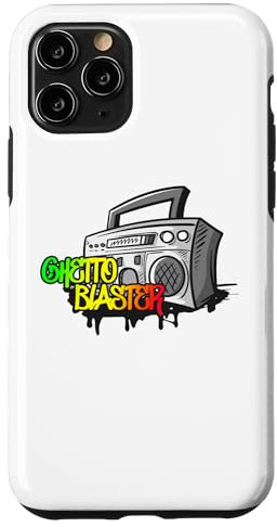 Hülle für iPhone 11 Pro Ghetto Blaster Radio Boom Box Hip Hop Melanin Rap Radio Fun