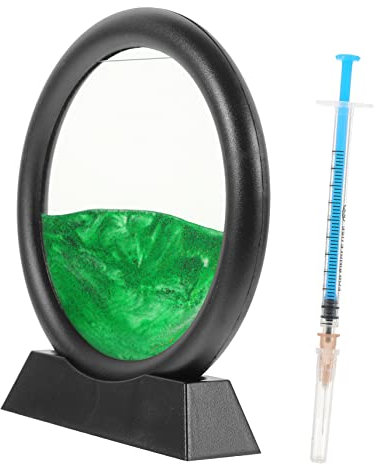 CORHAD Modernes 3D-Treibsand-Sanduhr-Sandmalerei- für Büro und Dekoration