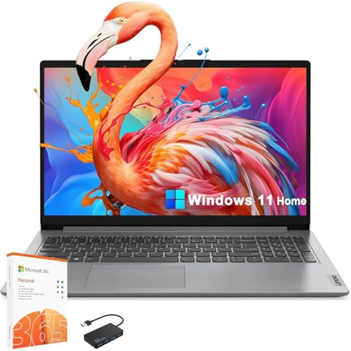 Lenovo IdeaPad 1 Computer portatile aziendale da 15,6 pollici [Windows 11 Pro S], processore Intel Celeron N4500, 20 GB di RAM, SSD da 1 TB+128 GB di memoria eMMC, 1 anno Office 365, Wi-Fi 6, BT 7,