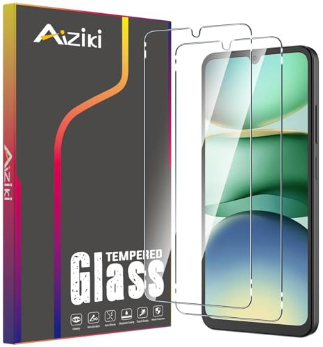 Aiziki [2 Pezzi Vetro Temperato per Xiaomi Redmi A4 5G, HD Chiaro, Anti Graffio, Anti-Impronte, Durezza 9H Pellicola Protettiva a Copertura Totale con Xiaomi Redmi A4 5G