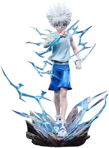 YLEAFUN Killua Zaoldyeck Figur Statue 23CM Anime PVC Spielzeug Modell Sammlerstücke Desktop Ornamente Peripheriegeschenke für Fans