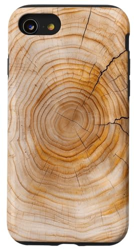 Motif Grain de Bois et Tronc d'arbre Coque pour iPhone SE (2020) / 7/8
