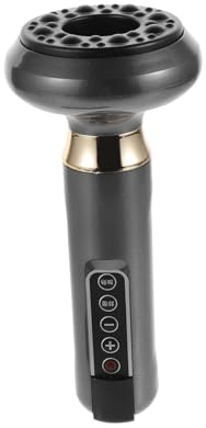 ROMISBABA Masajeador Raspador Eléctrico de Mano 1 Unidad Instrumento de Raspado Abs Calentamiento por Luz Roja 12 Niveles Portátil para Masaje Corporal y Meridianos en Casa