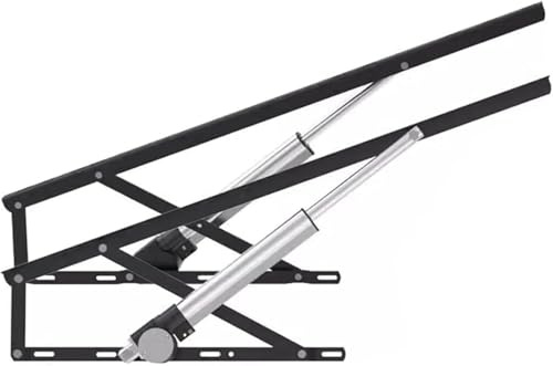Mécanisme De Levage De Lit Électrique En Acier, 2 Rehausseurs De Lit Robustes En Acier, Avec Télécommande – For Lit Coffre De Rangement Et Sommiers À Ressorts(150CM)