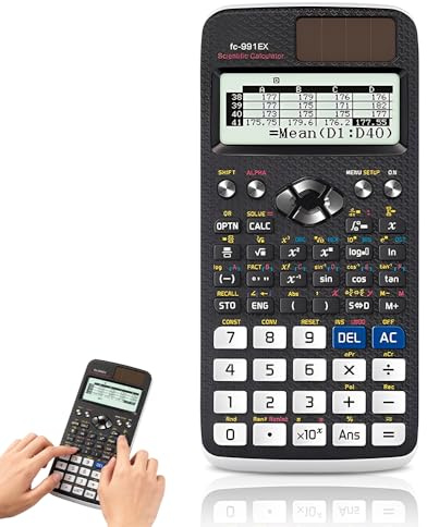 FX-991EX Scientific Calculator, 552 Functions Calculator School Scientific, Scientific Calculator for Secondary School, A Level Maths Calculator for Students, Teachers, Business, School, Office
