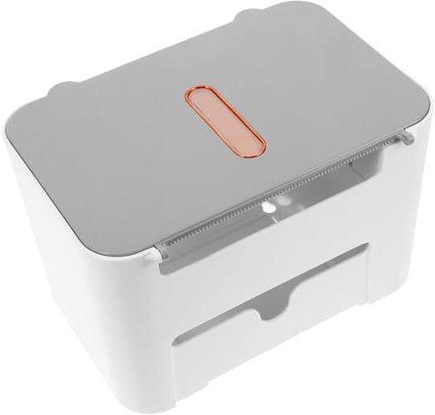 Cabilock Dispensador de Toallas de Papel sin Contacto Montado en Pared, Resistente al Agua Material Abs y Metal, para Baño y Cocina Acceso Conveniente