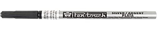 Pen-Touch Marker Fine, Paint Ink, Silver, 0.02 x 4.9 x 1.9 cm, 41302