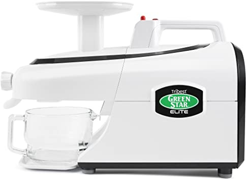 Tribest Greenstar GSE-5000 Elite Twin Gear Cold Press Slow Masticating Juicer (White)