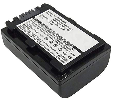 Amsahr BT-SNNPFH50-1CT Digital Replacement Camera and Camcorder Battery for Sony NP-FH50, DCR-DVD103, Gray