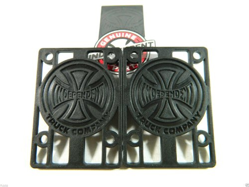 Independent 1/8 0.125 Riser Pad Set of 2 Black