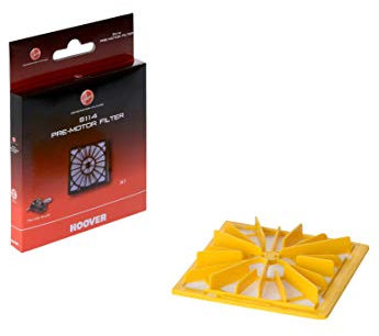 Hoover S114 Vacuum Cleaner Pre Motor Air Filter, Extra Filtering, Original, Compatible With Hoover Thelios Plus Cylinder Vacuum Cleaners, Yellow