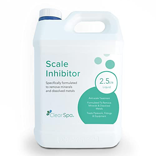 ClearSpa Scale Inhibitor 2.5L - Hot Tub, Spa and Swimming Pool Treatment - Reduce Scale Buildup