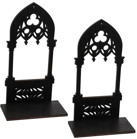 Garneck Gothic Kerzenhalter Stumpenkerzenhalter Holz Retro Design Tischdekoration Für Zuhause Restaurant Party