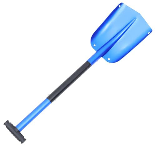 MILISTEN Ergonomische Schneeschaufel 2-in-1-schlammentfernungsschaufel Kompakte Zusammenklappbare Eisschaufel für Auto Geländewagen