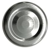 10 X JAM JAR CAP LIDS TWIST OFF - 70mm (Deep & Extra Deep). IDEAL FOR ANY TYPE OF PRESERVES,HONEY,JAM,MARMALADE,CHYTNEYS,THE LIDS ARE ACID PROOF. (Silver Extra Deep 18mm)