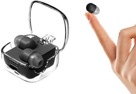 Unsichtbare kleine Schlaf Kopfhörer kabellos Bluetooth Wireless Earbuds | Mini in Ear Kopfhörer Sleep Headphones Buds im Ohr kleinst Schlafkopfhörer Seitenschläfer Bluetooth Ohrhörer für kleine Ohren