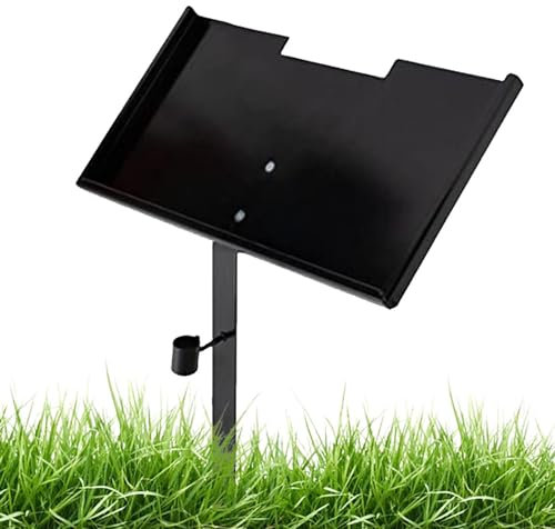 Ricorda la cornice a cross conduttore di giardino porta pavimento cere Stand da lapide - Frame metallico, materiale inossidabile | supporto per pietre commemorative di umani e animali, gli sta