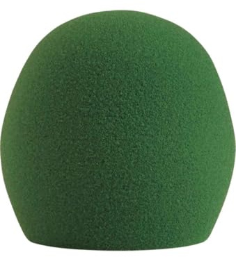 Shure A58WS-GRN Foam Windscreen for All Ball Type Microphones, Green