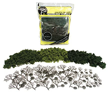 Woodland Scenics Kit de árbol de hoja caduca, pequeño (36)