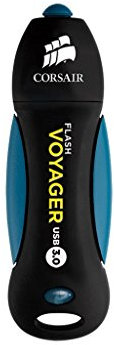 Corsair CMFVY3A-256GB Voyager v2 256 GB USB 3.0 Rugged Waterproof Flash Drive - Black