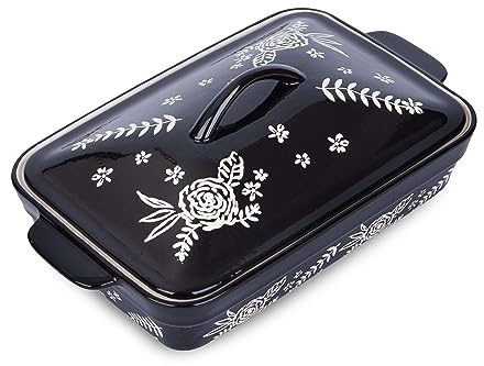 Wisenvoy Casserole Dish With Lid Casserole Dishes For Oven Baking Dishes For Oven Ceramic Baking Dish