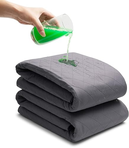 Brosive Hide Stains Bed Wetting Pads 36x72 Inch (2pack),Bed Pads for Incontinence Washable Extra Large,Blankets Waterproof and Stain Proof,Washable Bed Pads for Adults,Washable Incontinence Pads