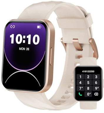 Dakofied Smartwatch con Llamadas Bluetooth,Reloj Inteligente Hombre Mujer,Smart Watch Smart Watch Pulsómetro,Monitor de Sueño,Calories,Podómetro,Impermeable IP68 Pulsera Actividad para Android iOS