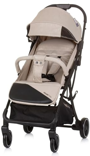 Chipolino Kinderwagen, Buggy Kiss klappbar Getränkehalter verstellbar bis 22 kg beige