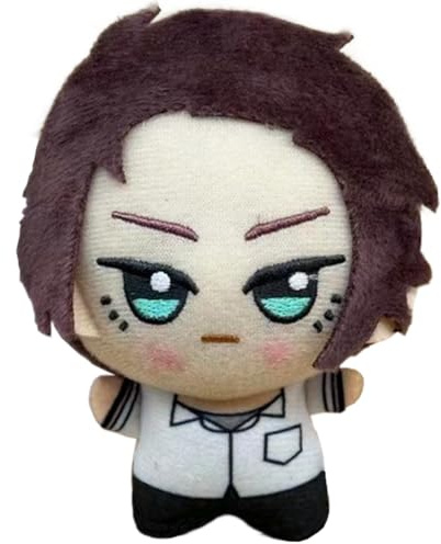 Zhongkaihua BLUE LOCK Itoshi Sae Peluche 11CM Almohada de Peluche Anime Cojín de Algodón PP Suave Relleno Peludo Bolsa de Coche Decoración del Hogar Colgante