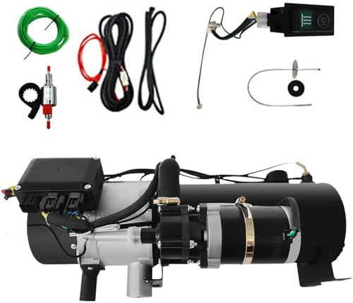 XmyXGAR Chauffage hydraulique 24 V 10 kW Chauffage diesel 310S en acier inoxydable combustible liquide Chauffage diesel pour bateau, caravane, camping-car