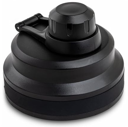 Manna Locking Pour Spout Lid for Titan Sports Bottle - Black - 1 Lid