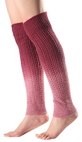 Hanraz Stulpen Damen Bunt Bequem Wadenwärmer Stulpensocken Damen Aesthetic Winter Stulpensocken Beinwärmer Damen Weich Y2K Stulpen