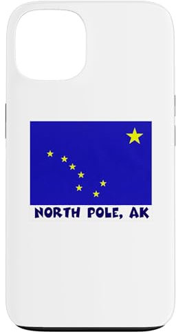 Nordpol Alaska USA Flagge Souvenir Hülle für iPhone 13