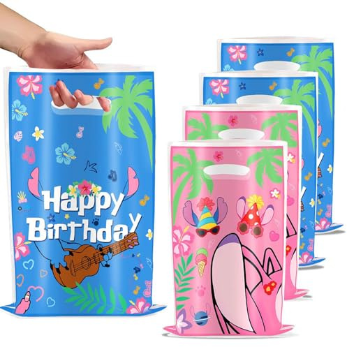30 sacs cadeaux, sacs d'anniversaire pour garçons et filles, fournitures de fête d'anniversaire, cadeaux de fête idéaux et petits sacs d'emballage cadeau