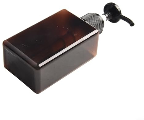 Dispenser di sapone in schiuma ricaricabile da 150 ml con mano per bagno e cucina, realizzato in plastica PETG, marrone/verde scuro/bianco (marrone)