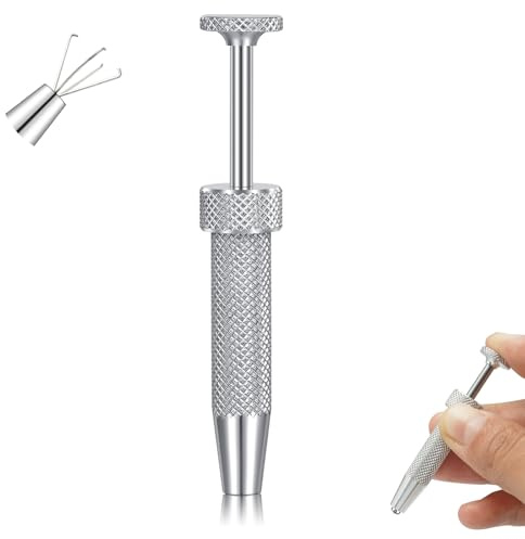 Piercing Taper Ball Grabber Herramienta para Cambio de Joyas, Herramienta Piercing Ball Grabber, Herramientas para Cambio de Piercing, Pinza de Piedras Preciosas Joyas para Recogida de Pequeñas