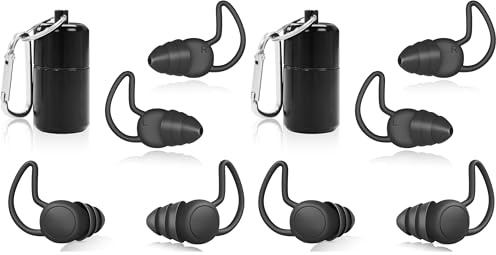 SURFOU Ohrstöpsel zum Schlafen Seitenschläfer Zwei Paare, Ohrenstöpsel Flugzeug Schlaf Gehörschutz Earplugs for Sleeping, Ear Plugs für Sleep Gegen Schnarchen Stark Erwachsene Fly (Packung mit 2)