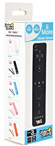 Manette Wiimote Noir pour Nintendo Wii/Wii U