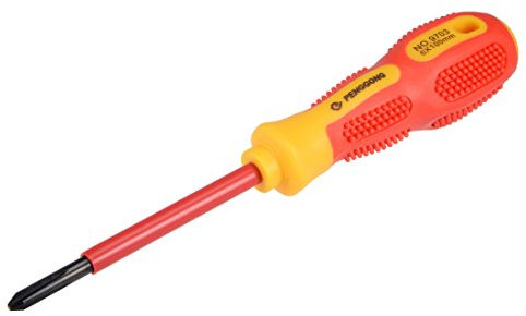 sourcing map 1000v Phillips Insulated Magnetic Tip Electrical Screwdriver #2 x 4 Inch
