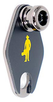 MusicNomad MN272 Acousti-Lok Strap-Lock-Adapter für Taylor-Gitarren mit 9-Volt-Batteriebox des Expression Systems (ab 2007)