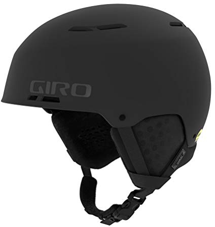 Giro Emerge Spherical Ski Helmet - Snowboard Helmet for Men, Women & Youth - Matte Black - Size L (59-62.5cm)