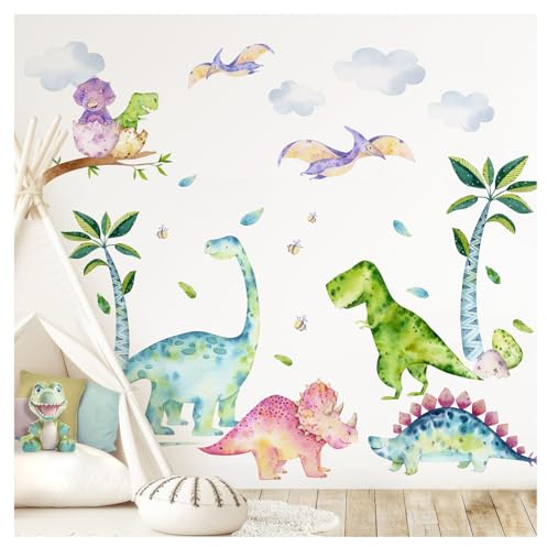 Grandora XXL Dinosaurier Wandsticker Kinderzimmer Wandtattoo Dino DL817-2