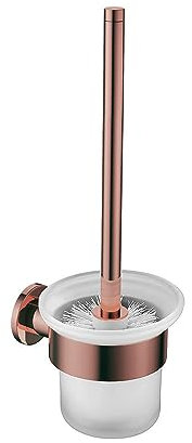 Escobilla de baño con soporte de cobre cepillado
