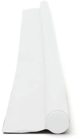 Türboden-Dichtungsstreifen, winddicht, schalldicht, Türfeger, Zugluftstopper, schneidbar, faltbar, Dichtungsstreifen, selbstklebender Akustikschaum, Weiß B3956B
