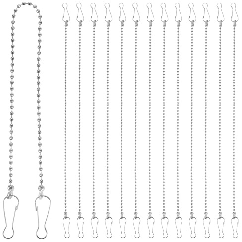 DOITOOL 24 Pack 11.02In Metal Hanging Chains with Hooks for Garden Plant Hangers Bird Feeders Lanterns Billboards Indoor Outdoor Use