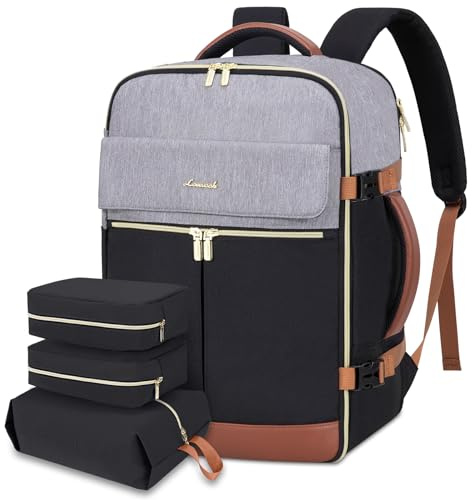LOVEVOOK Rucksack Handgepäck Flugzeug, Reiserucksack Damen Groß 40L